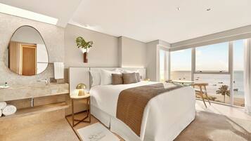 Pillow-top beds, in-room safe, laptop workspace, blackout curtains