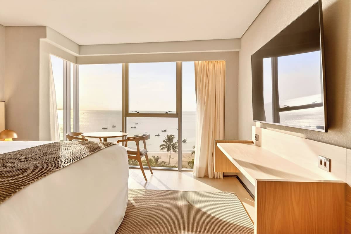 Premium Tek Büyük Yataklı Oda, Deniz Manzaralı | Odadan manzara