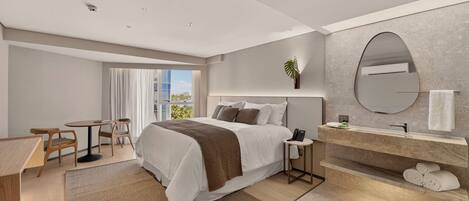 In-room safe, laptop workspace, blackout curtains, free WiFi