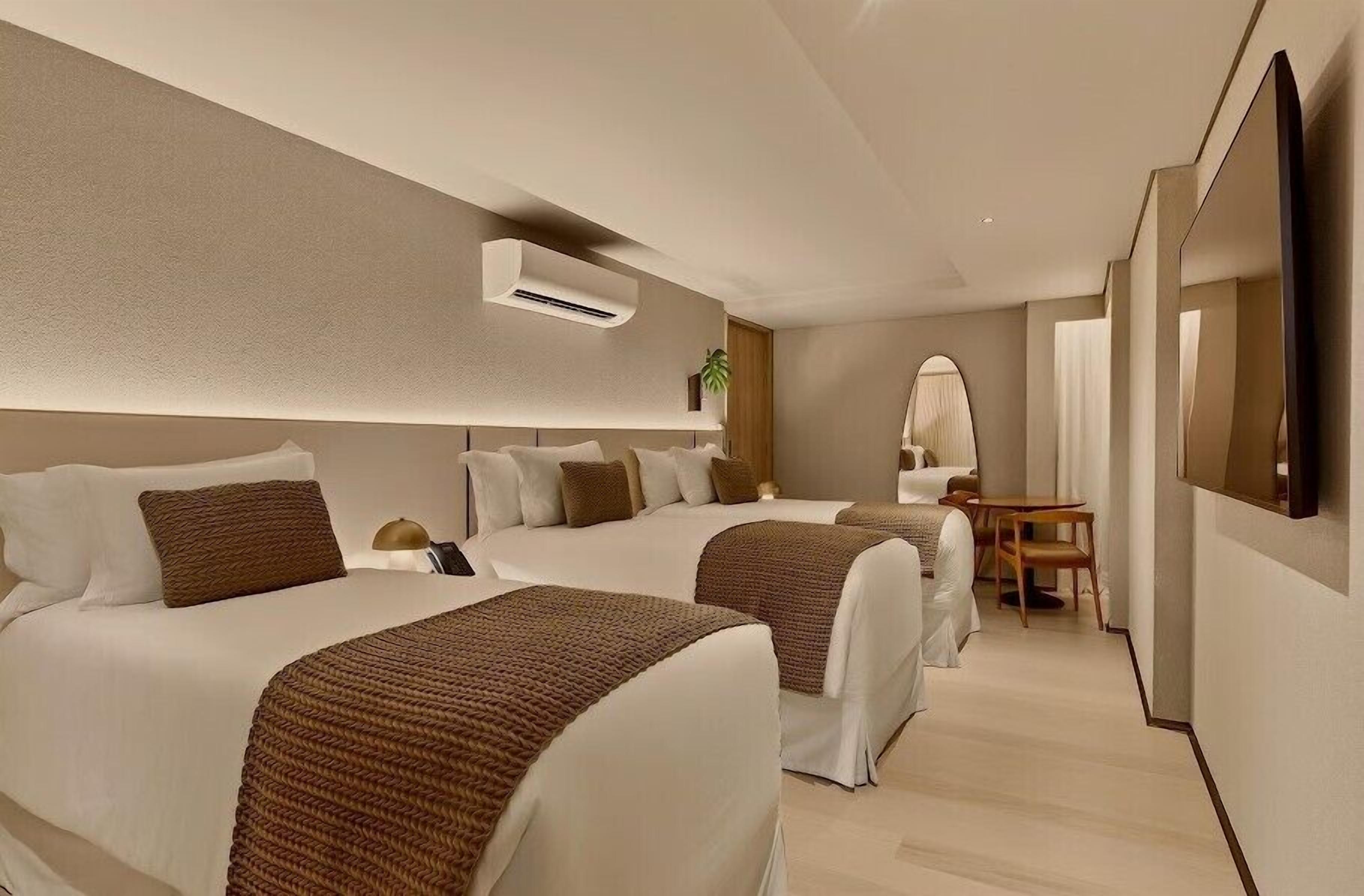 Habitación triple Premium, 3 camas individuales | Sábanas de algodón egipcio y ropa de cama de alta calidad