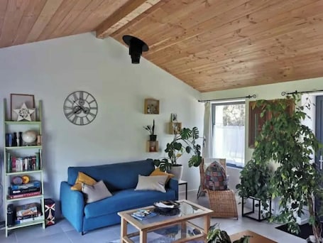 Living area. Charming little house in the countryside