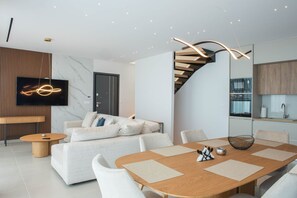Living area - Villa Despoina Serenity with heated pool (Elounda)