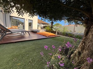 Terrace/patio - Superb air-conditioned villa with heated pool 300m from the beach (Agde)