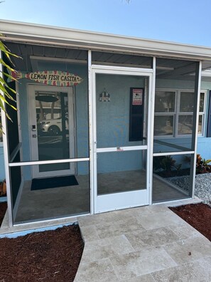 Exterior detail - Lemon Fish Casita, Canal Front in Saint James City Florida. (Saint James City)