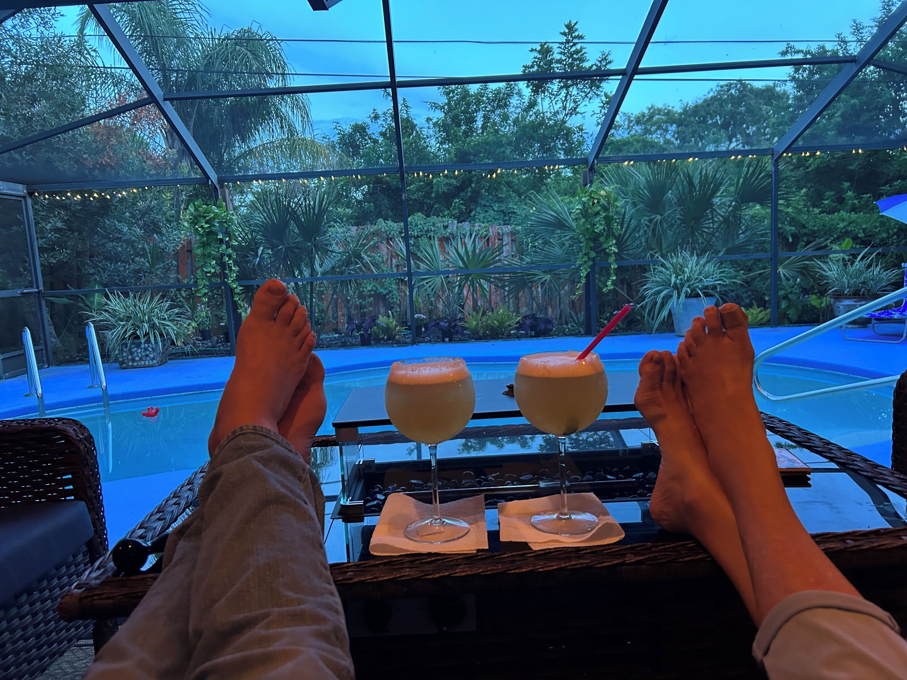 Alberca al aire libre 