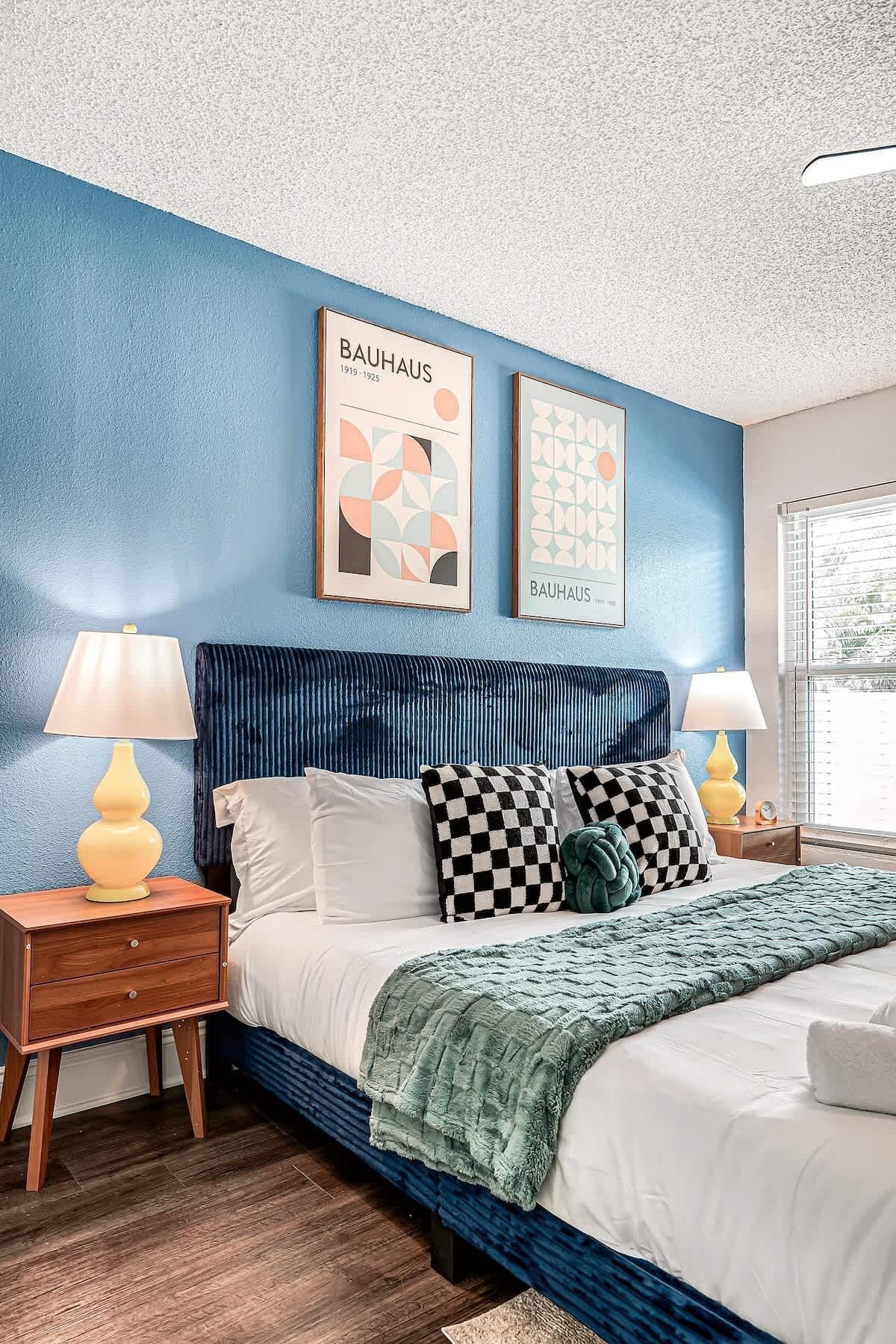 2 habitaciones, tabla de planchar con plancha, wifi y ropa de cama 