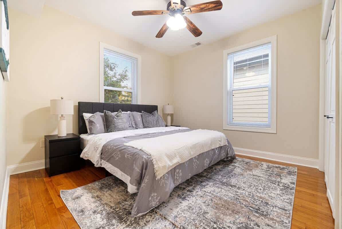 5 bedrooms, iron/ironing board, travel cot, WiFi