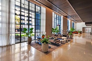 Lobby - 2105 - Modern studio with Balcony, Pool and a 24/7 Gym in Downtown Miami (Miami)