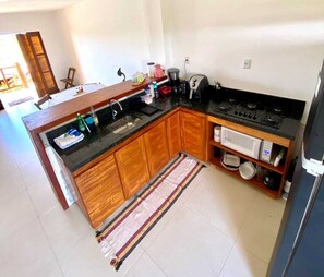 Private kitchen - VILLAGE VITORIA, House with pool 900 meters from the beach in Barra Grande de Maraú (Maraú)