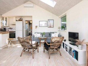 TV, DVD player, stereo - Cozy holiday home at Kelstrup Beach (Haderslev)