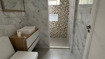 Towels, soap, toilet paper