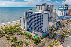 Exterior - Oceanview 1 BR: Couples Retreat, Pools, Steps to Beach (Myrtle Beach)