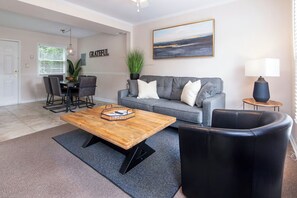 Living area - 1BR Designed for Longer Stays (Charlotte)