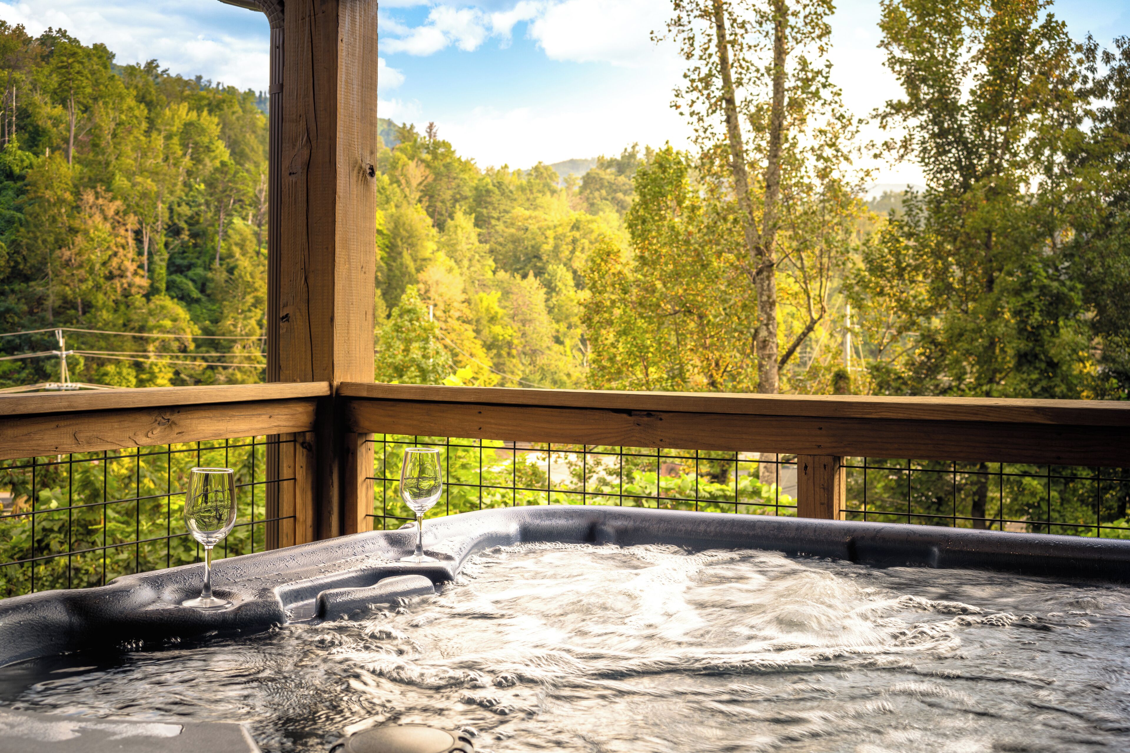 Bain à remous extérieur