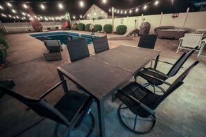 Outdoor dining - Fun Home w/ Backyard Oasis—Near Downtown Greensboro! (Greensboro)