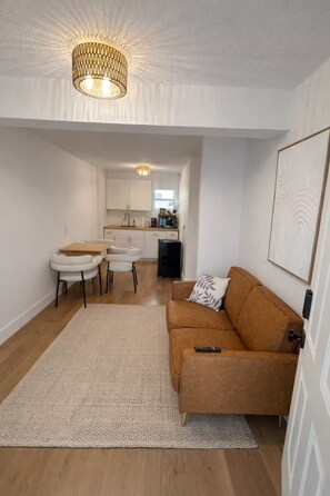Apartment, 2 Bedrooms, Patio | Living area | 50-inch Smart TV with digital channels, streaming services - Wynwood Retreat (Miami)