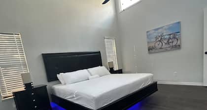 Beautiful and modern single home located 5 minutes from Indian Rocks Beach .