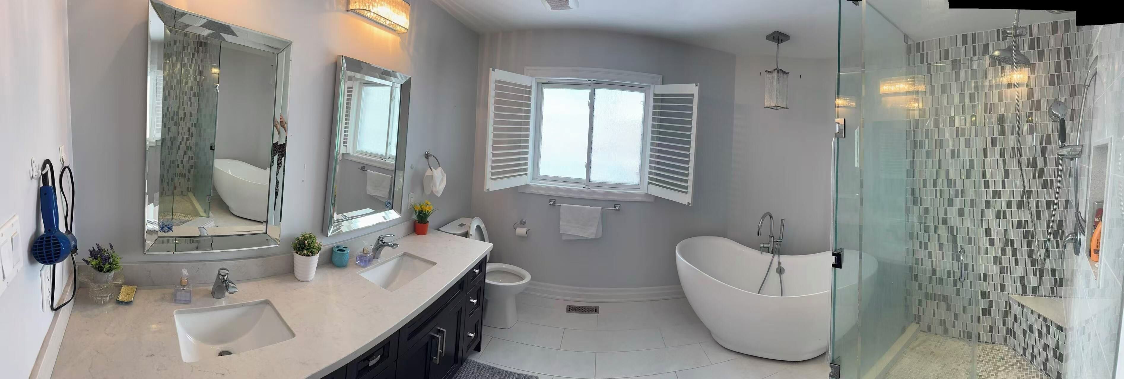 淋浴設備、風筒、提供毛巾、番梘