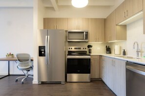 Apartment, Non Smoking | Private kitchen - Above The Roots - Stylish Square (Washington)