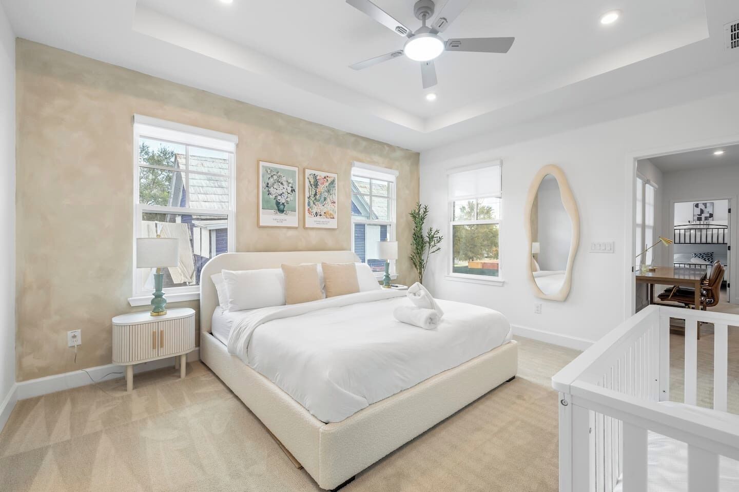 3 bedrooms, desk, iron/ironing board, WiFi