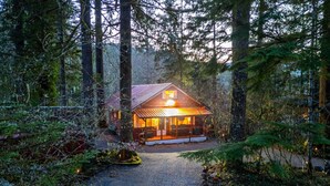 Exterior - Mt Rainier Cabin on Big Creek! Hot Tub! Fireplace! (Ashford)