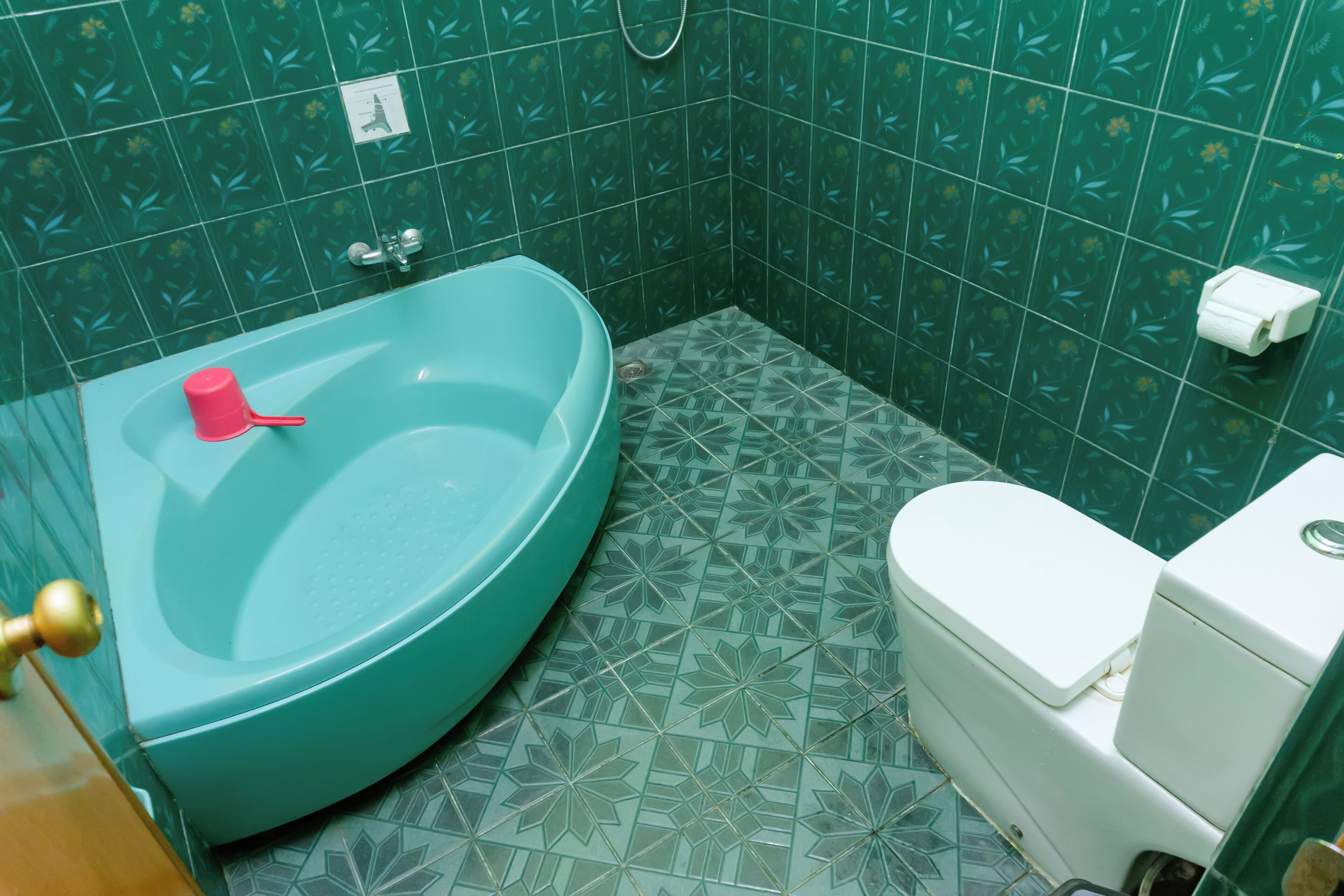 Habitación Deluxe con 1 cama doble o 2 individuales, no fumadores, vistas a la montaña | Baño