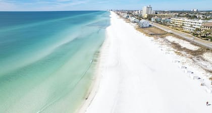 6 Houses from PRIVATE Beach • 3 Living Areas, Great for Large Groups • Pickleball • 2 Pools