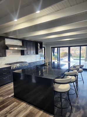 Fridge, microwave, oven, stovetop - Luxury Lake Norman Home (Mooresville)