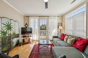TV - Pavilion Watch 1A - Walk Everywhere! 1 block to town & right across from beach (Folly Beach)