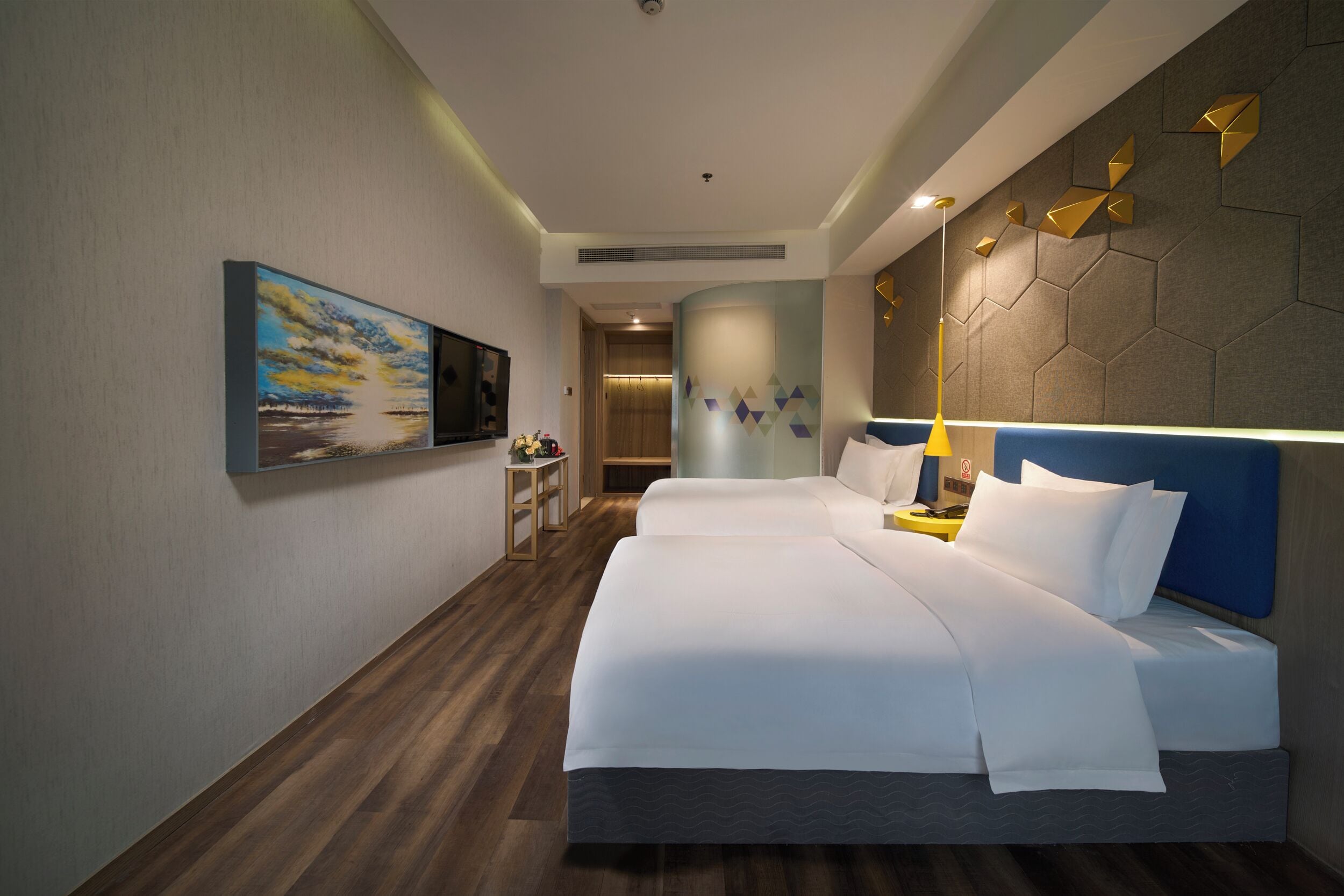 スーペリア ツインルーム | デスク、ノートパソコン用作業スペース、WiFi (無料)