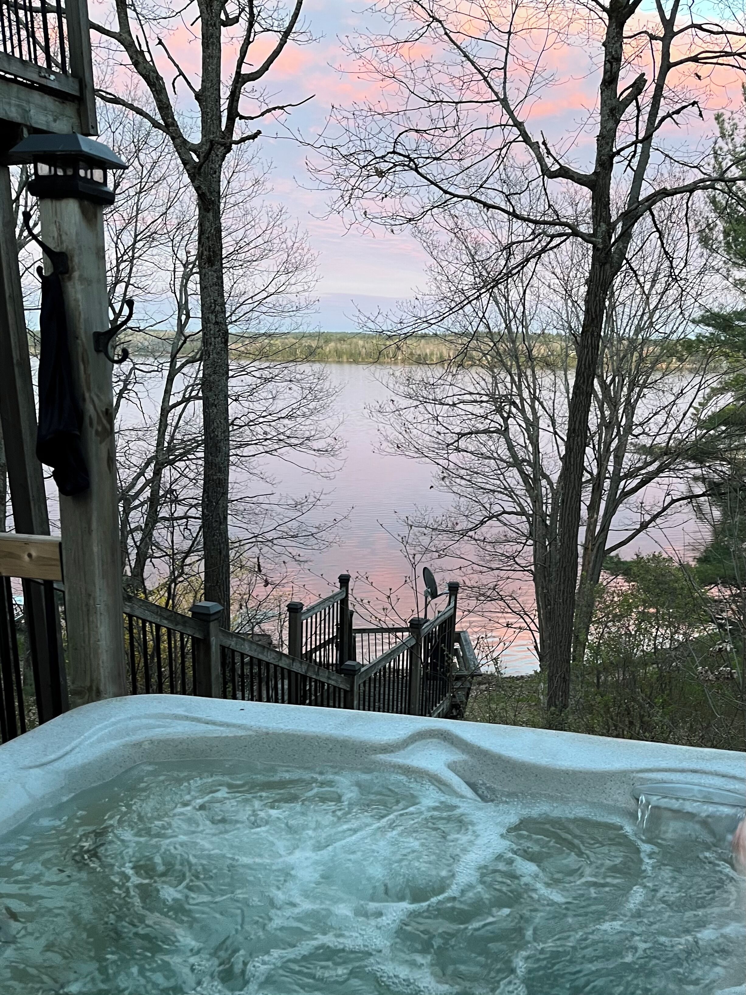 Bain à remous extérieur