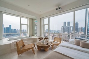 Superior Double Room, City View | Desk, laptop workspace, soundproofing, iron/ironing board - GUYU HOTEL (Chongqing)