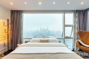 Senior Twin Room, City View | View from room - GUYU HOTEL (Chongqing)