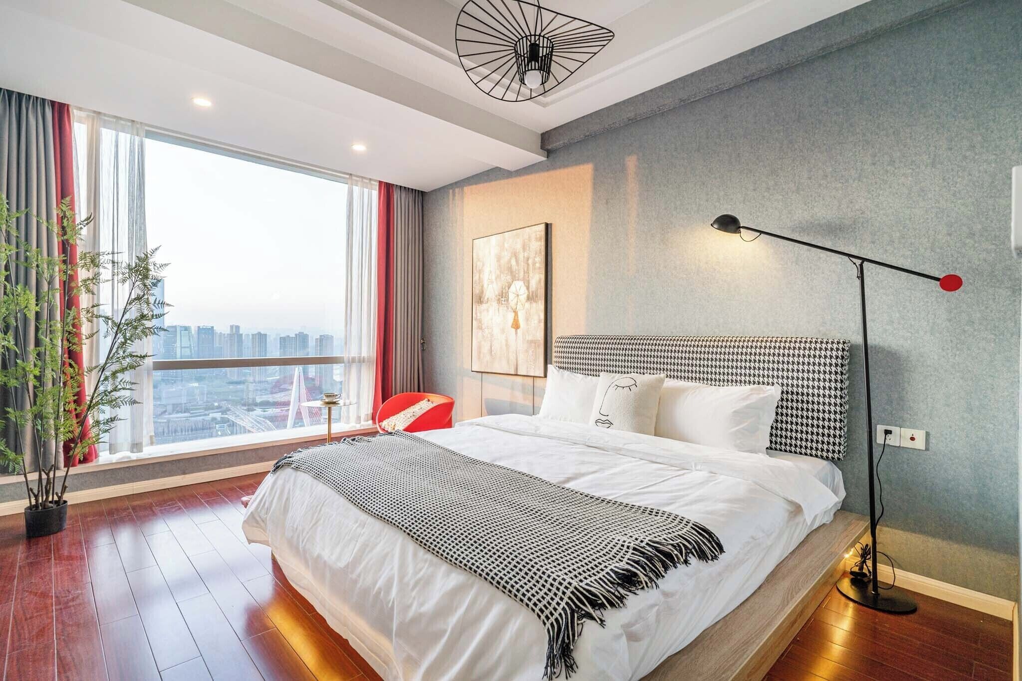 Luxury Suite, City View | Desk, laptop workspace, soundproofing, iron/ironing board