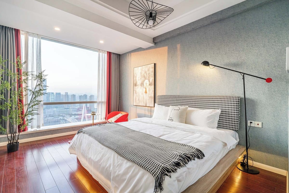 Luxury Suite, City View | Desk, laptop workspace, soundproofing, iron/ironing board