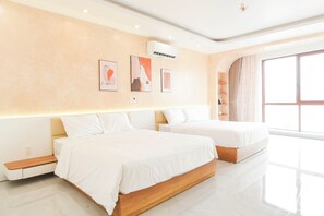 Studio luxueux, vue sur le port | SystĂšme dâinsonorisation, fer et planche Ă repasser