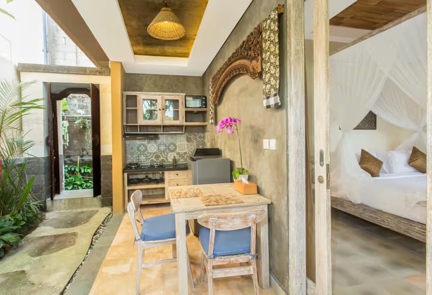 Villa, 1 chambre, piscine privée | Bureau, Wi-Fi gratuit