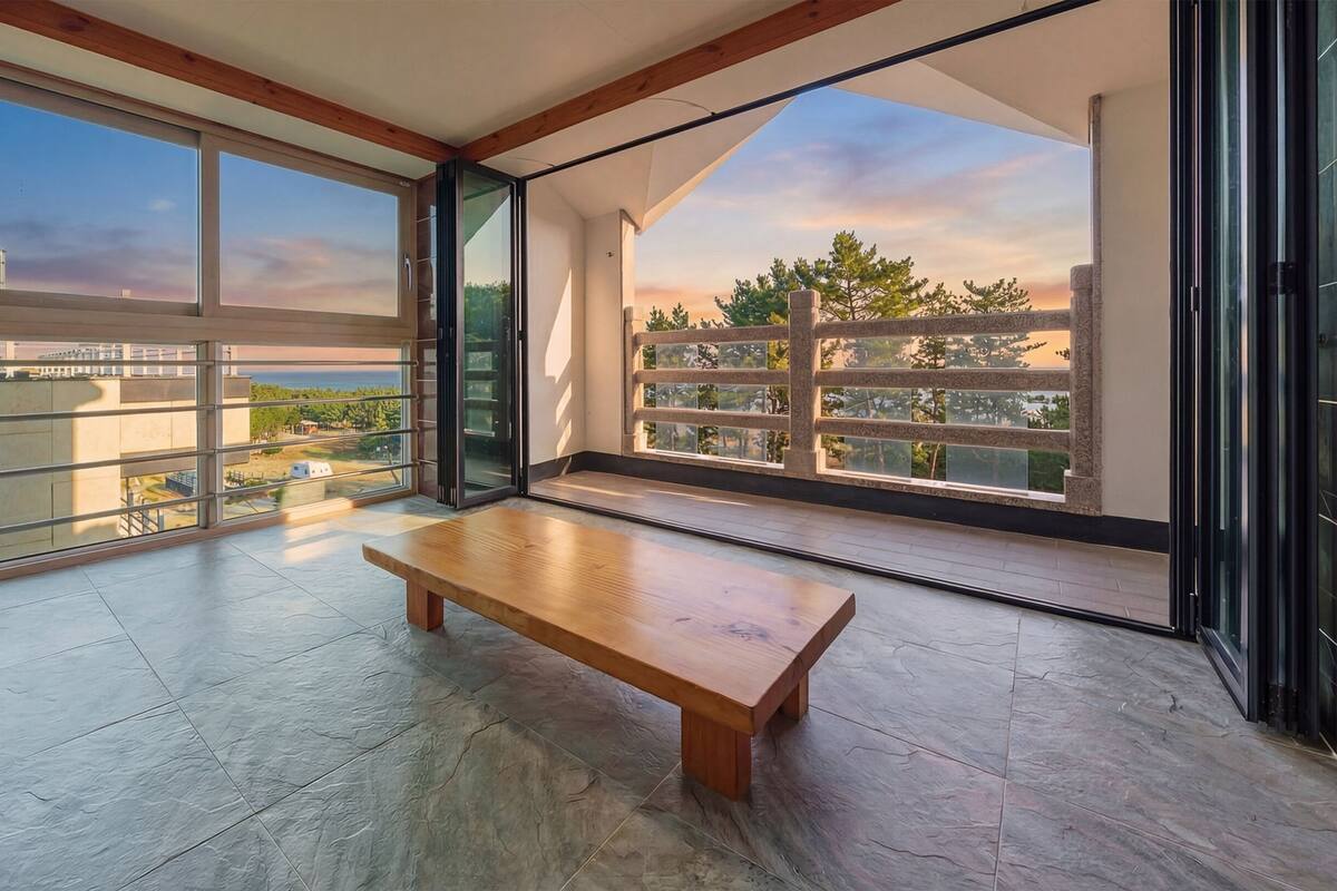 Kamar Basic, 2 kamar tidur (VIP3(Two-room / Ocean View)) | 1 kamar tidur dan Wi-Fi gratis