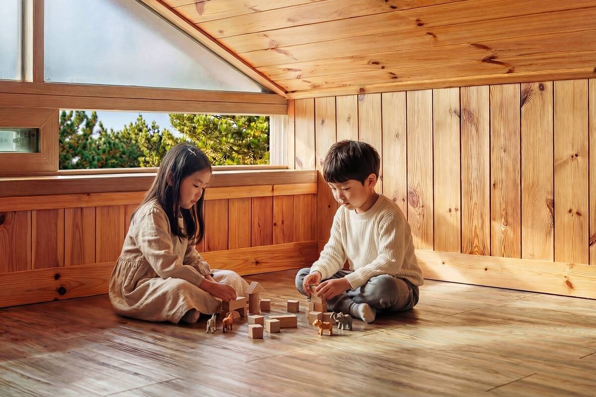 Kamar Basic, 2 kamar tidur (503(Duplex Room/Forest View)) | 1 kamar tidur dan Wi-Fi gratis