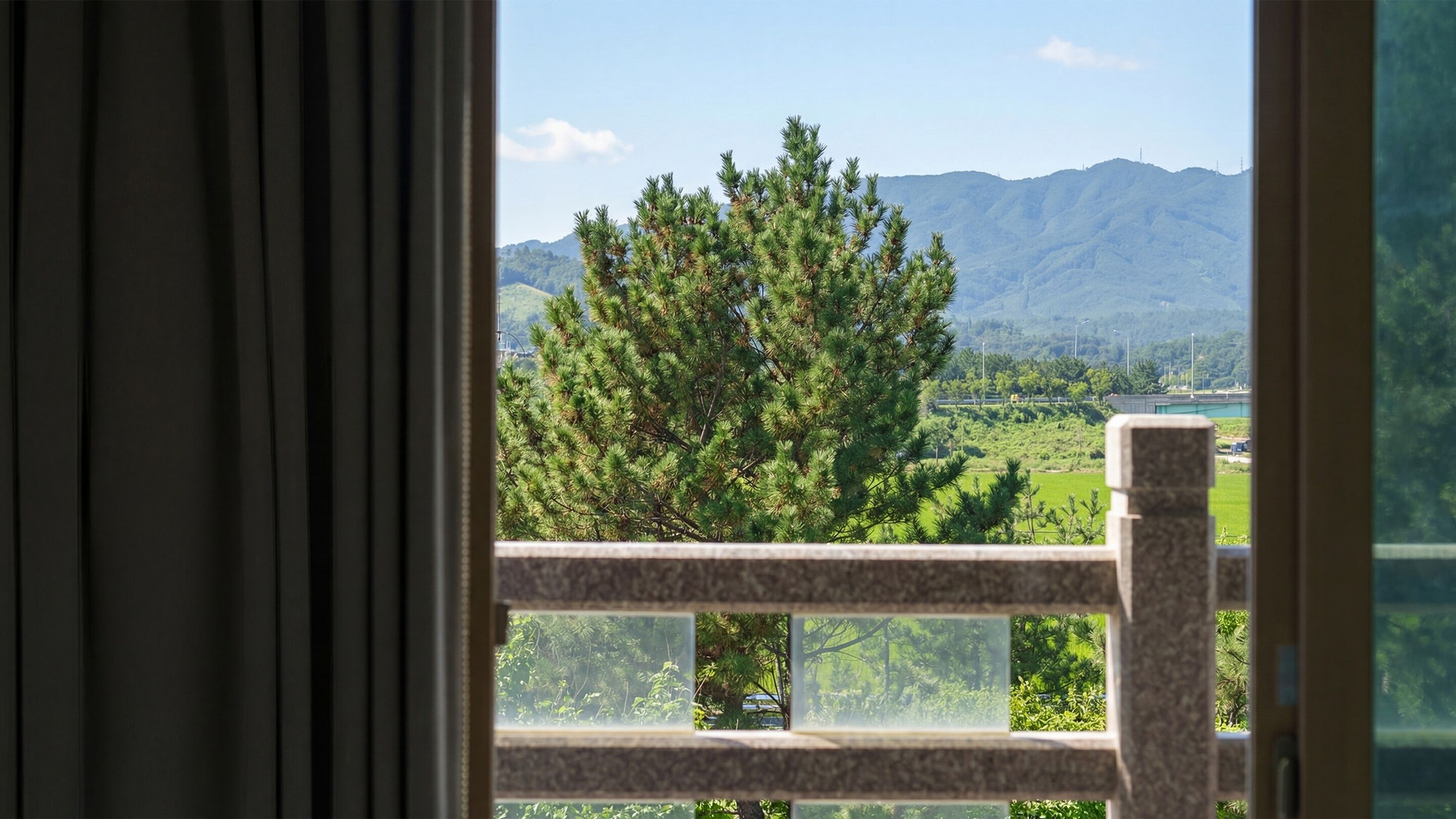 Kamar Basic, 1 kamar tidur (201(Ondol Room/Forest View)) | 1 kamar tidur dan Wi-Fi gratis