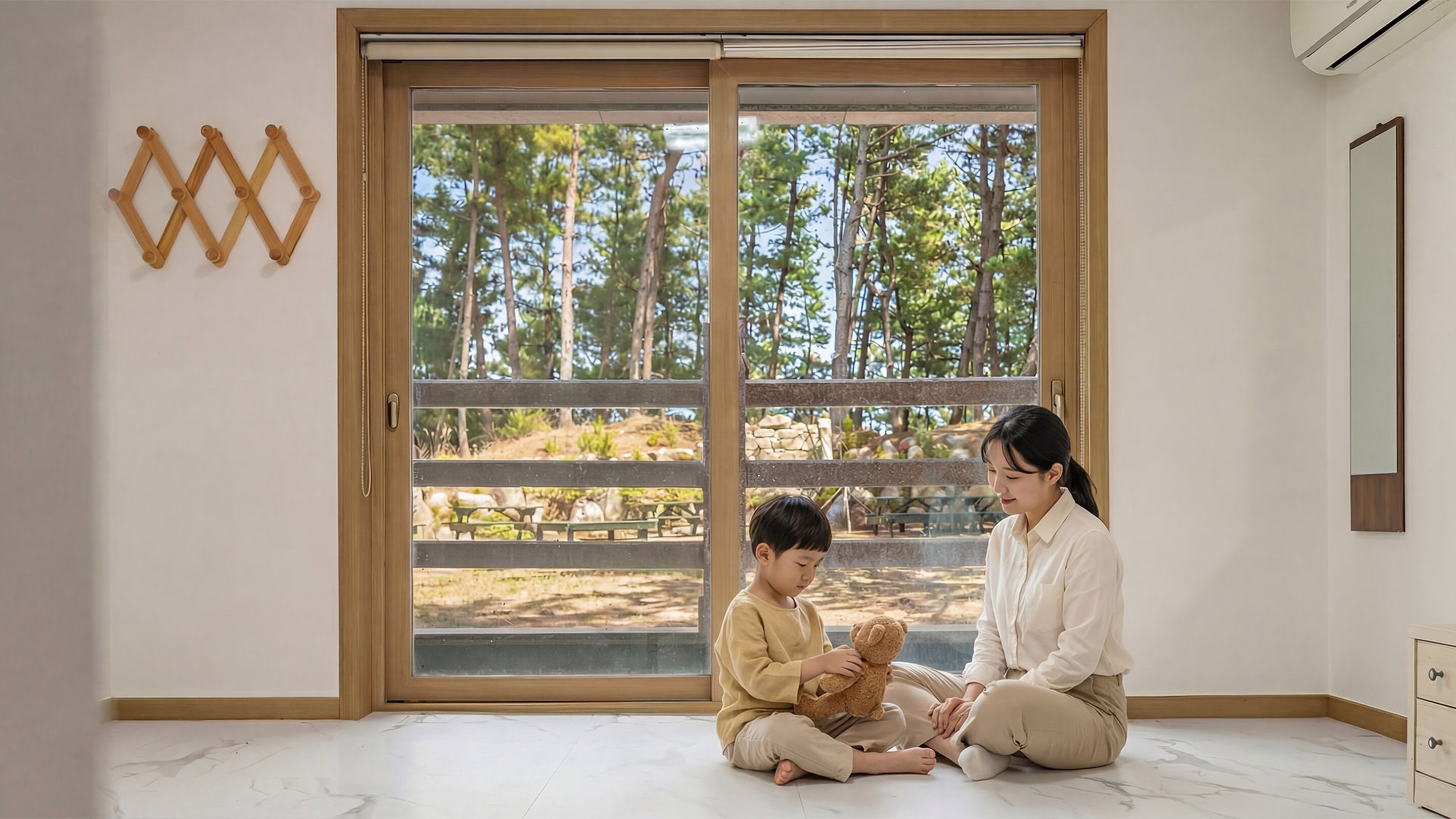 Kamar Basic, 1 kamar tidur (108(Ondol Room)) | 1 kamar tidur dan Wi-Fi gratis