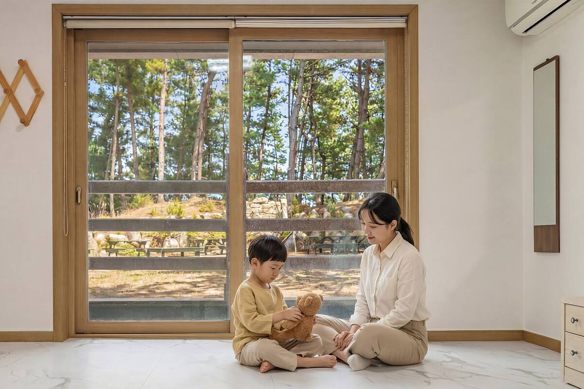 Kamar Basic, 1 kamar tidur (108(Ondol Room)) | 1 kamar tidur dan Wi-Fi gratis