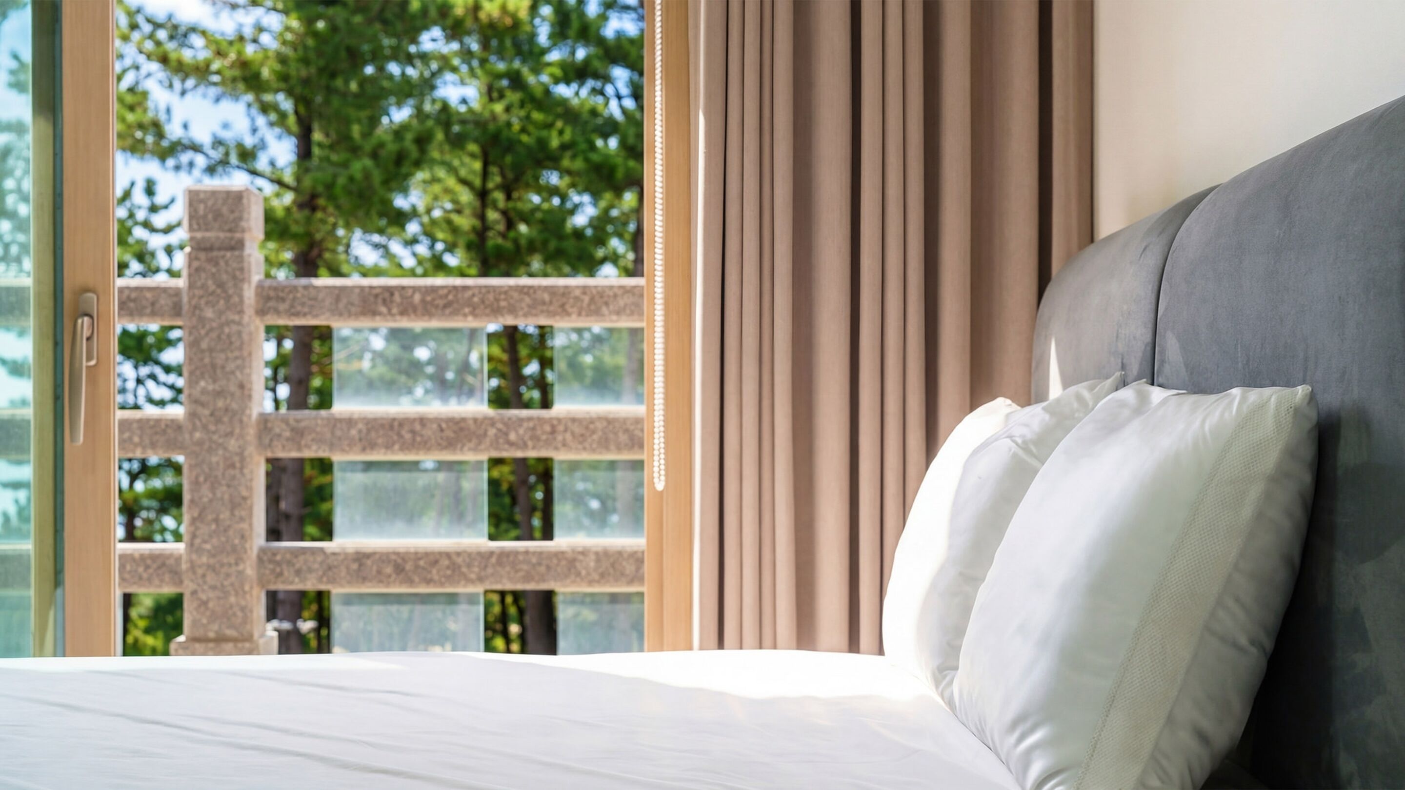 Kamar Basic, 1 kamar tidur (205(Bed Room/Ocean View)) | 1 kamar tidur dan Wi-Fi gratis