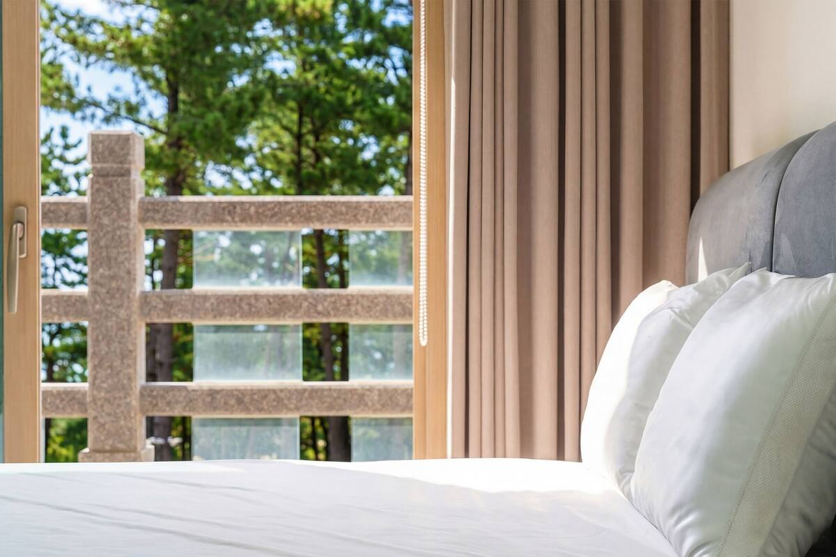 Kamar Basic, 1 kamar tidur (205(Bed Room/Ocean View)) | 1 kamar tidur dan Wi-Fi gratis