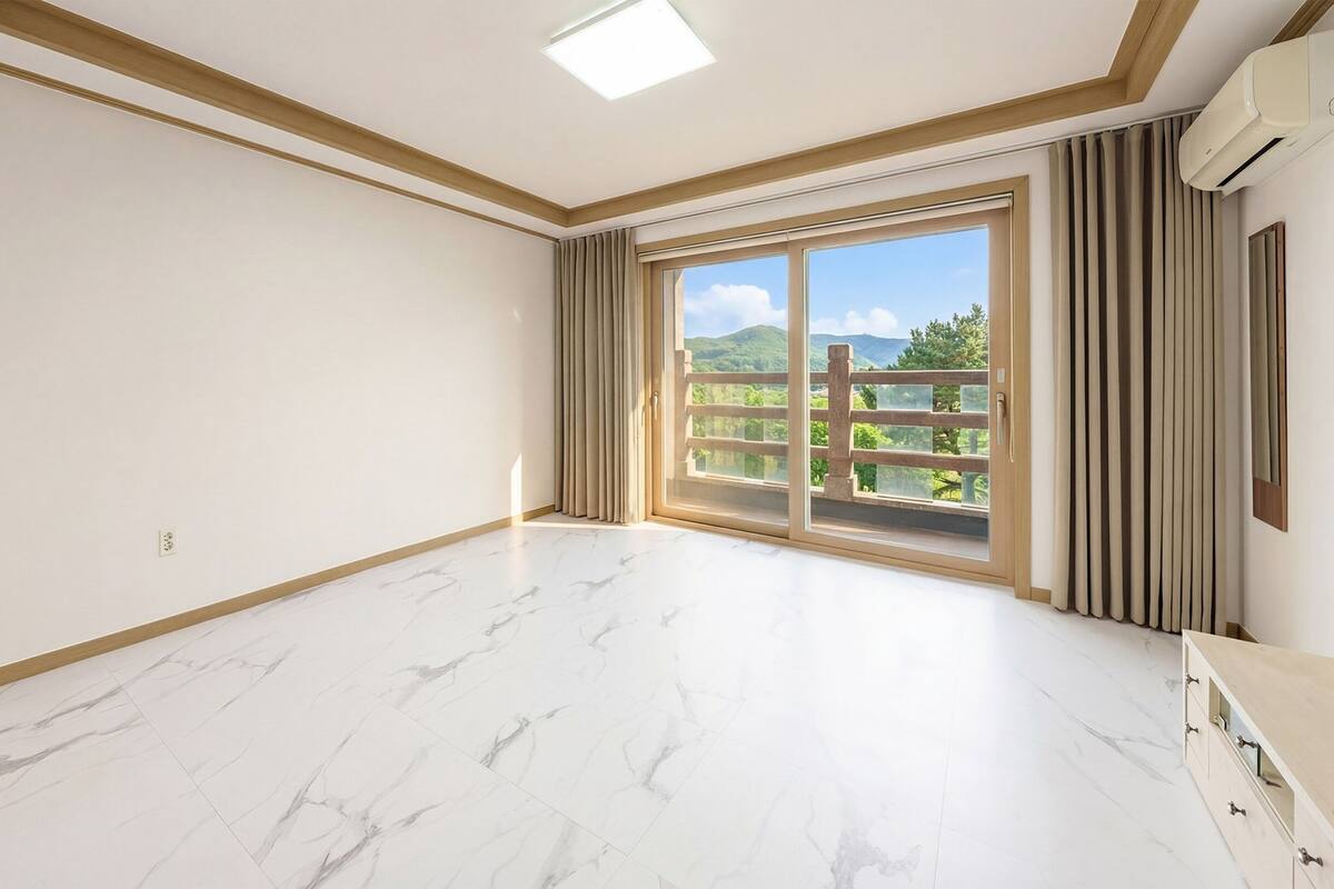 Kamar Basic, 1 kamar tidur (203(Ondol Room/Forest View)) | 1 kamar tidur dan Wi-Fi gratis