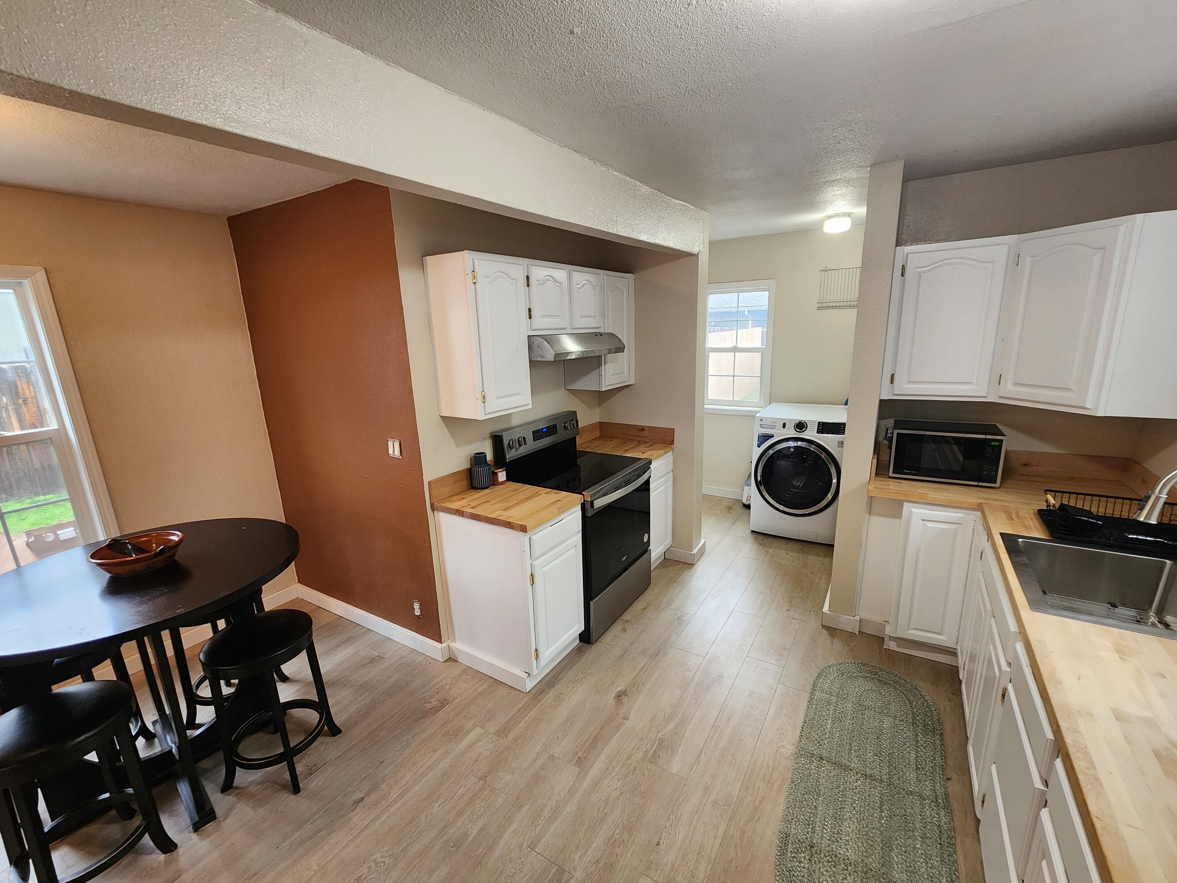 Microwave, oven, stovetop