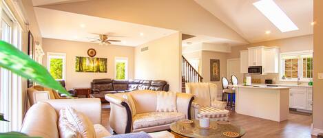 Smart TV, table football, books