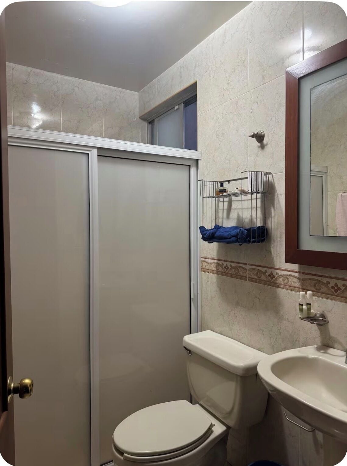 Towels, soap, toilet paper