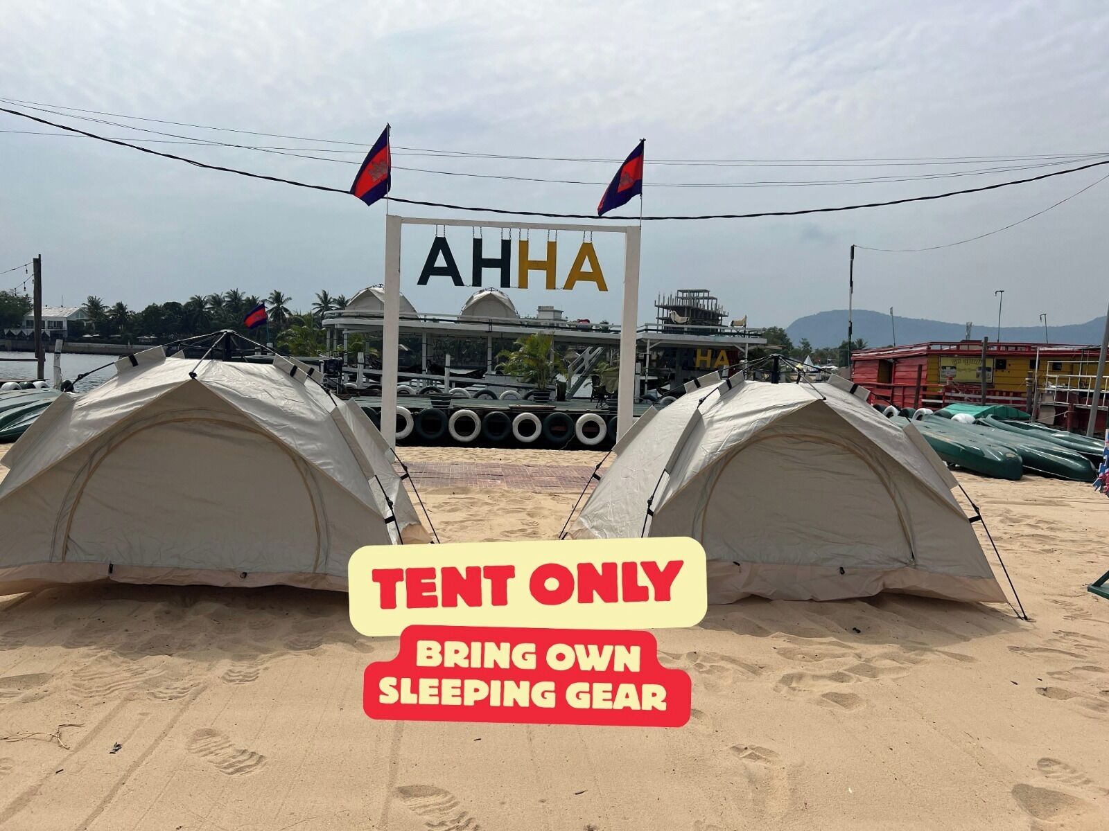 Basic Tent, River View