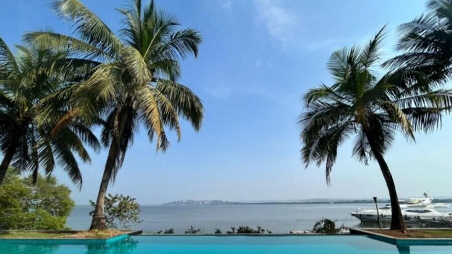 The Postcard on The Mandovi River